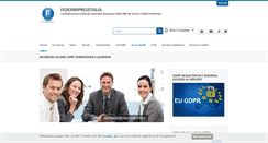 Desktop Screenshot of federimpreseitalia.org